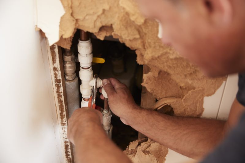 Plumber Performing Pipe Repair